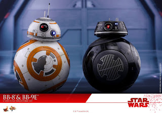 Movie Masterpiece 1/6 BB-8 y BB9E de Star Wars Episode VIII: The Last Jedi - Hot Toys