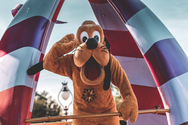 Pluto at Disneyland