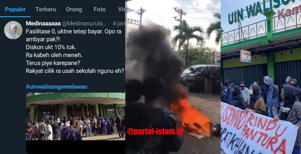 Trending 'UIN Walisongo Melawan', Mahasiswa Demo Tuntut ...
