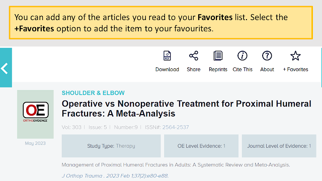 screen-shot showing options for an article being read