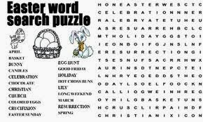 Easter Word Searches - Hard 5