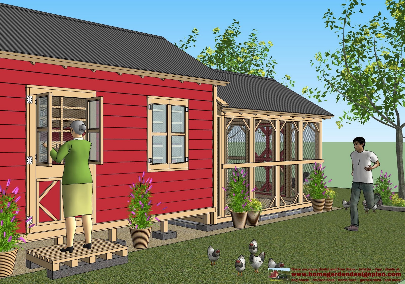 - Combo Plans - Chicken Coop Plans Construction + Garden Sheds Plans 