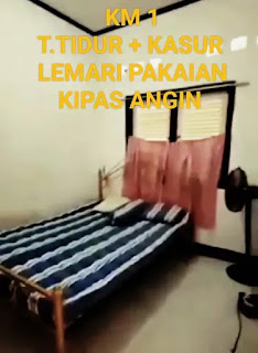 Rumah dikontrakkan di Jl Gang Salak Kelurahan Karang Anyar Tarakan