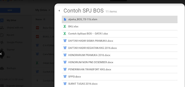 Download Contoh Format Alpeka SPJ Dana BOS Format Doc