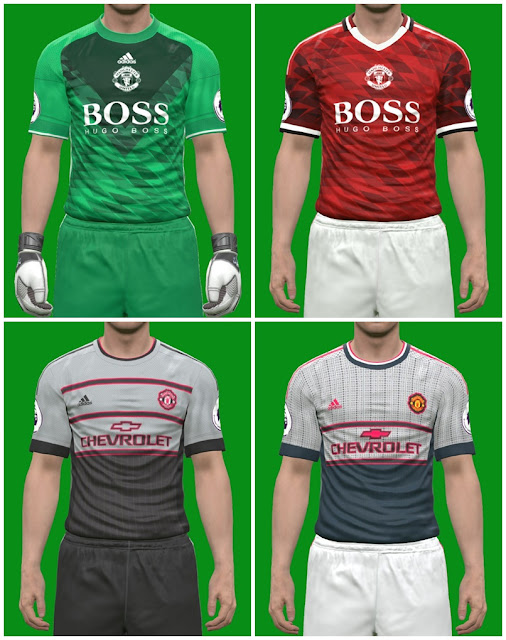 PES 2017 MUFC Fantasy Kits Pack II by IDK