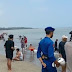 Kunjungi Pantai Pasir Putih Pulorida, Personel Ditpamobvit Polda Banten Berikan Imbauan Kamtibmas Kepada Pengunjung