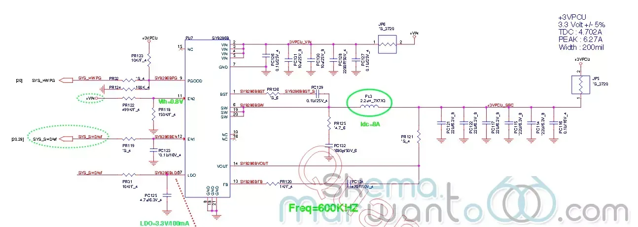 Skema Acer Aspire ES1-432 (Quanta ZQF) - IC 3v