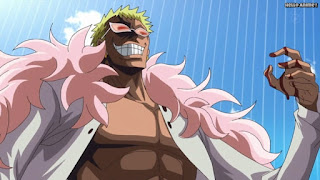 ワンピースアニメ ドレスローザ編 689話 ドフラミンゴ ドフィ DonQuixote Doflamingo | ONE PIECE Episode 689