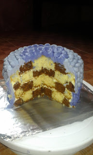 checkered cake