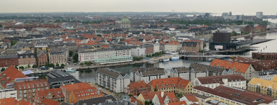 Copenhague desde la torre de la Iglesia de Nuestro Salvador.