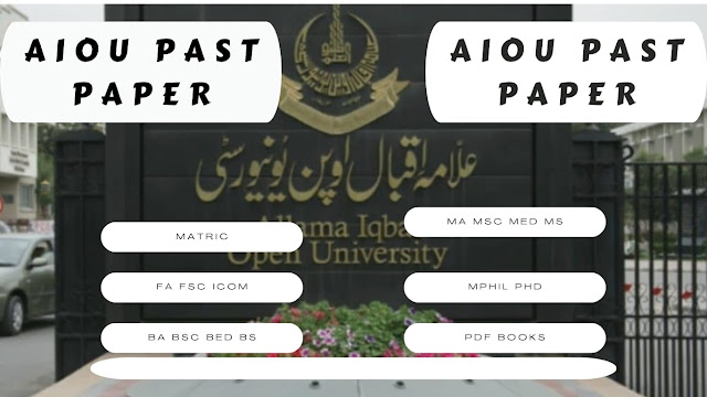 AIOU MA MSc MPhil Past Paper Free Pdf Download