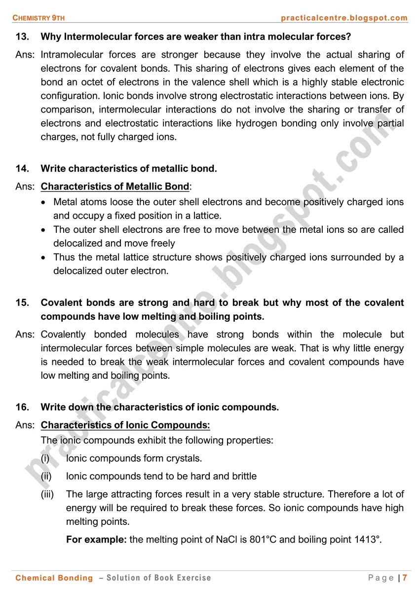 chemical-bonding-solution-of-text-book-exercise-7