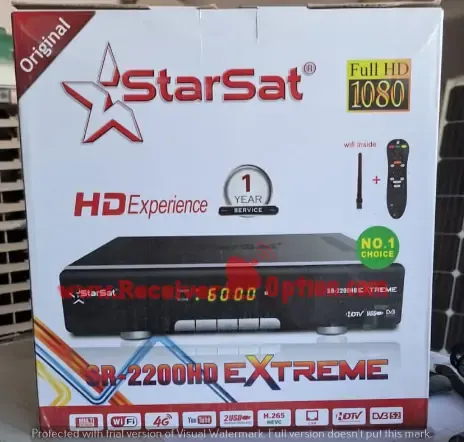 STAR SAT SR-2200HD EXTREME RECEIVER NEW SOFTWARE V1.60 07 DECEMBER 2023