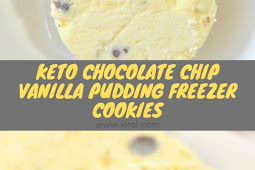 Keto Chocolate Chip Vanilla Pudding Freezer Cookies