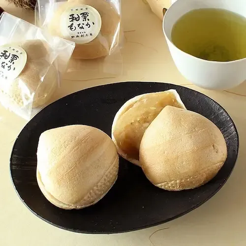 宮崎県 栗菓子処【日向利久庵（ひゅうがりきゅうあん）】和栗もなか 5個入