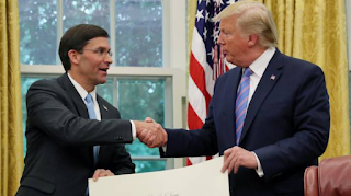 Did Trump suggest shooting protesters? Defense Minister answers Excerpts from a book by former US Secretary of Defense Mark Esper were published on Monday, in which he spoke about the reaction of former US President Donald Trump to protests in front of the White House after the killing of George Floyd.  Former US Defense Secretary Mark Esper said in excerpts from his book published on Monday that former President Donald Trump, while in office, expressed his deep annoyance with people who were demonstrating in front of the White House by saying: "Can't you simply shoot them?"  Esper said he was "sitting in the Oval Office when the president got angry and complained loudly about the protests that were taking place in Washington" over the police killing of a black man.  Excerpts from Esper's diary, seen by the Axios news website, said Trump said: "Can't you simply shoot them? Shoot them in the legs?"  The protests, which were punctuated by violence and clashes between protesters and security forces, were part of a wave of demonstrations that swept the country after the killing of black American George Floyd at the hands of Minneapolis police.  Esper's account appears to confirm earlier reports that Trump believed the military should intervene to quell civil unrest.  And a book by journalist Michael Bender issued earlier had reported, quoting sources, that the Chairman of the Joint Chiefs of Staff, General Mark Milley, opposed Trump's proposal to involve the army in the context of a request from the White House master to be tough in dealing with the unrest.  Bender had quoted Trump as saying: "Shoot them in the legs or maybe the feet but be tough on them."  The US Parks Police and National Guard forces used tear gas and stun grenades to keep protesters away from the vicinity of the White House.  Esper had announced at the time that he opposed the activation of the "Intifada Act" (passed two hundred years ago), which was rarely used, and which gives the president the authority to deploy the US armed forces within the territory of the United States.  It was reported that his stance angered Trump, who fired him in November 2020.  Axios reported that Esper's book, which will be released on May 10, has been seen by the Pentagon, generals and administration officials.  The book includes the description of Esper Joe, the circle close to Trump, as a "surrealist", noting that the suggestion that soldiers shoot Americans was "relaxing its weight on the atmosphere."  In his memoir, "A Holy Oath," Esper wrote, "I had to find a way to get Trump out of this atmosphere without causing the chaos I was trying to avoid."
