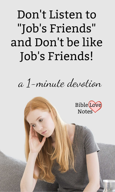 God rebuked Job's friends for a belief that many Christians hold now. In fact, some churches focus on this false teaching. This 1-minute devotion explains.