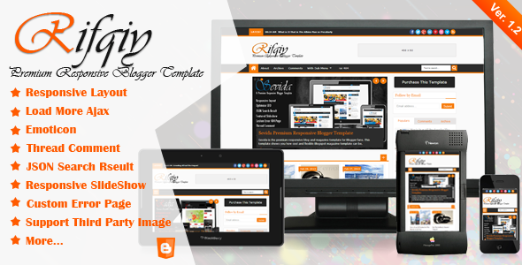 Free Premium Rifqiy Blogger Template