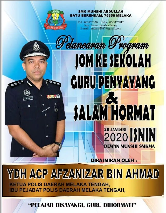 Pelancaran Program Jom Ke Sekolah, Guru Penyayang dan Salam Hormat