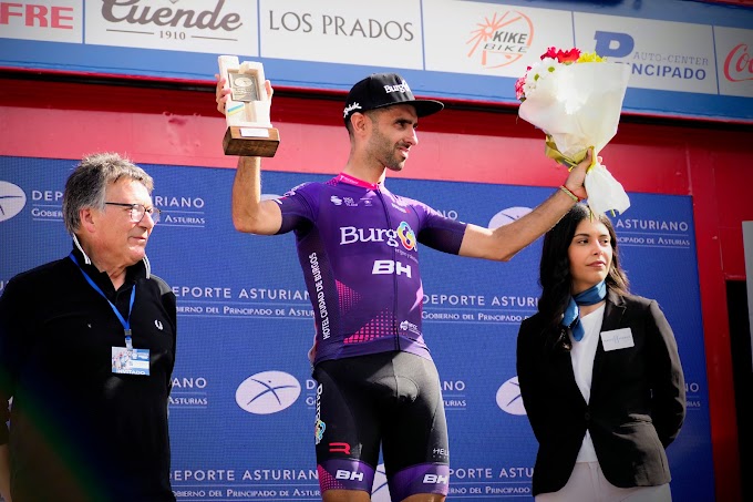 Dani Navarro lideró al Burgos BH en el arranque de la Vuelta a Asturias