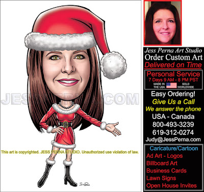 Real Estate Agent Santa Suit Christmas Card