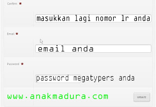 cara daftar banyak akun megatypers dengan 1 lr 2