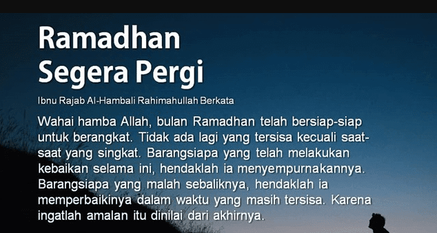 Quote Akhir Ramadhan