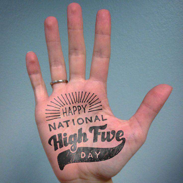 National High Five Day Wishes Lovely Pics