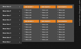 Cara Membuat Vertical Mega Menu Multi Level Di Blog