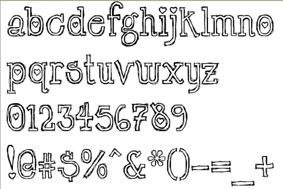 Final LT Chickenhawk Font