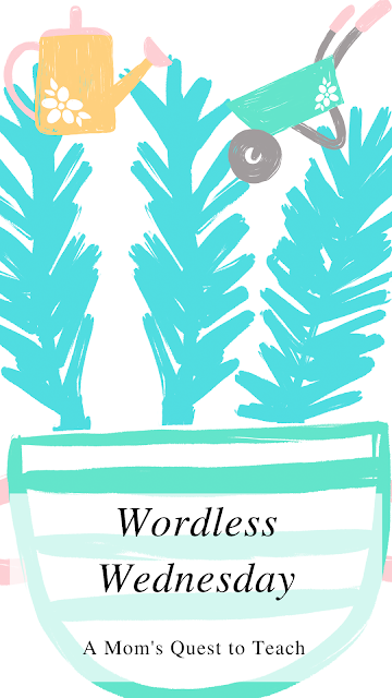 Wordless Wednesday: A Mom's Quest to Teach; garden clipart