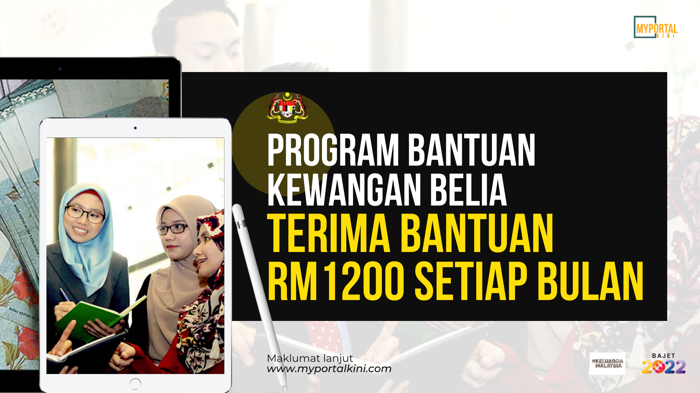 Program Bantuan Kewangan Belia RM1,200 Sebulan