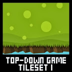 Top down game tileset 1