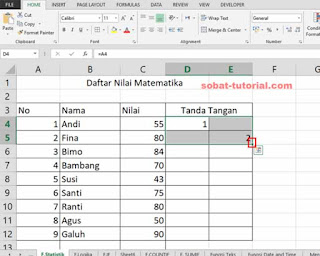 Cara Membuat Kolom Tanda Tangan di Excel