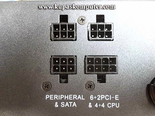 Tempat kabel modular Corsair CS550M