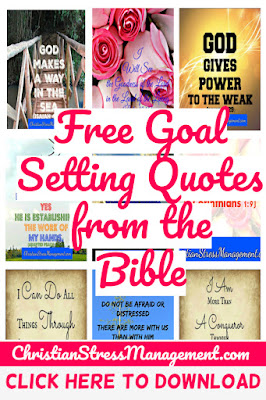 Free Goal Setting Quotes from the Bible