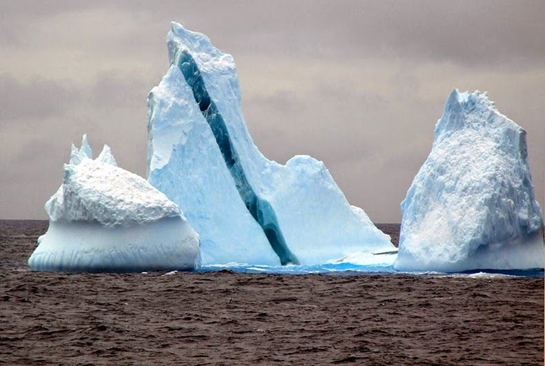 Colour Striped Icebergs