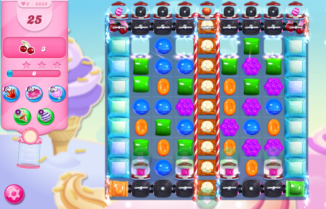 Candy Crush Saga level 5853