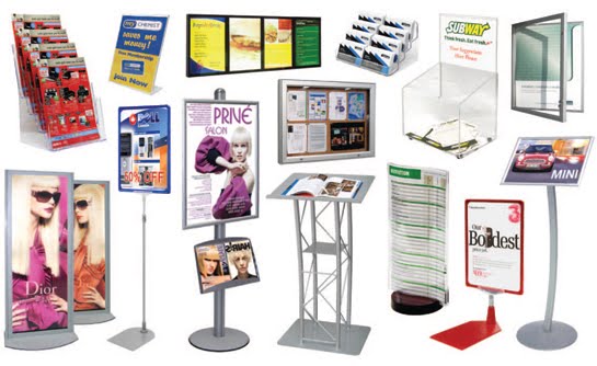 flyer display stands