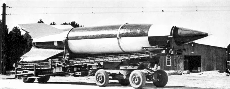 An Assembled German V2 Rocket(Courtesy: wikimedia )