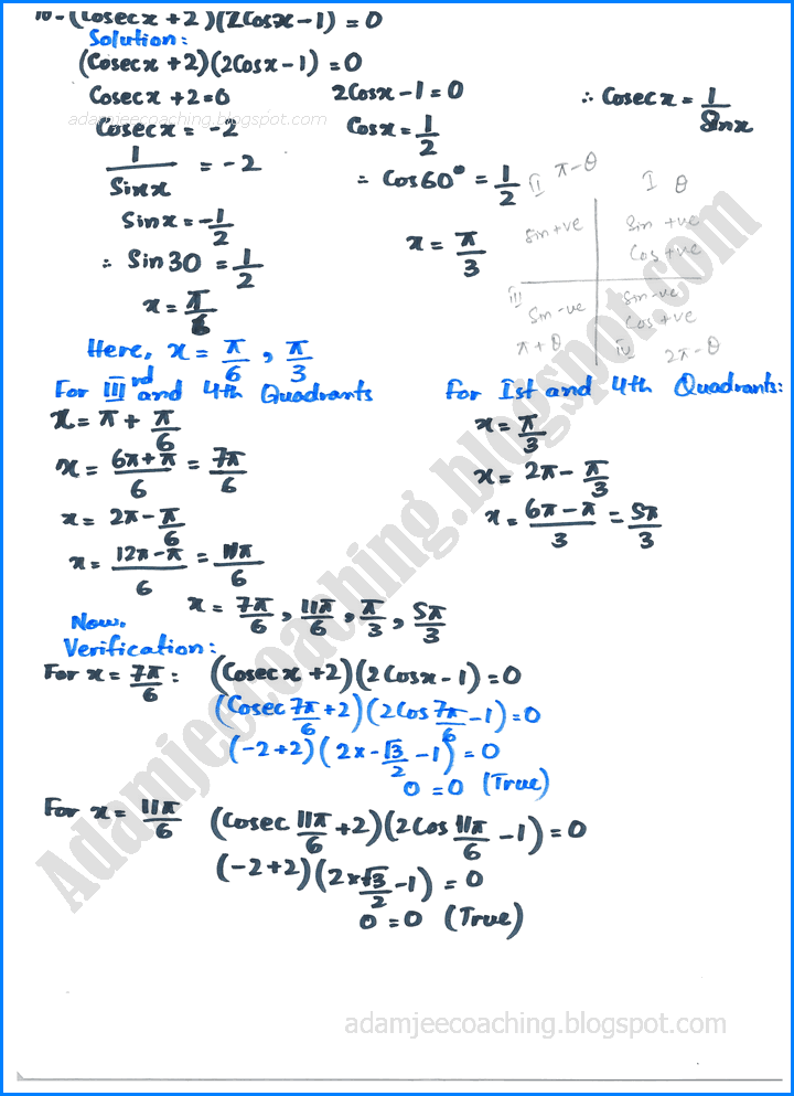 graphs-of-trigonometric-and-inverse-trigonometric-functions-exercise-12-5-mathematics-11th
