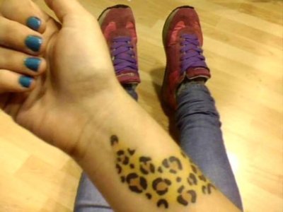 Leopard Print Tattoo