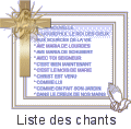 ACCES A LA LISTE DES CHANTS