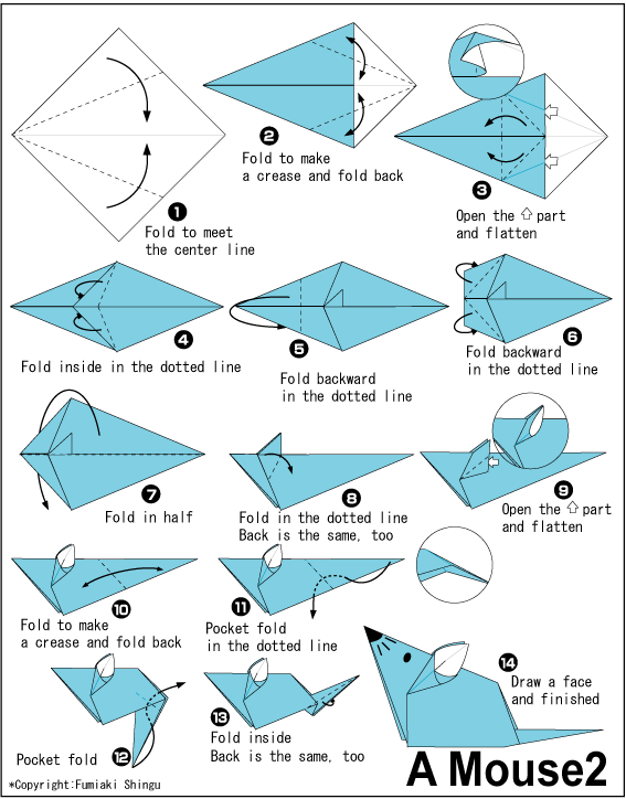 APA Aja Dot kom: CARA MEMBUAT ORIGAMI HEWAN