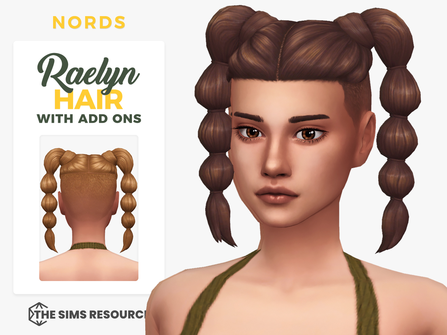 Raelyn Sims 4 CC Hair