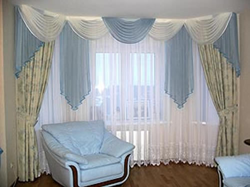  Home  Interior Decoration Ideas  Living  Room  Curtain  Design  