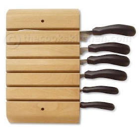 wall-mounted magnetized knife rack