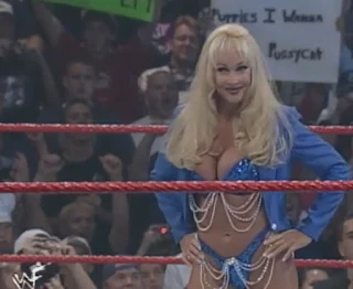 WWE / WWF - Summerslam 1999 - Debra and her puppies