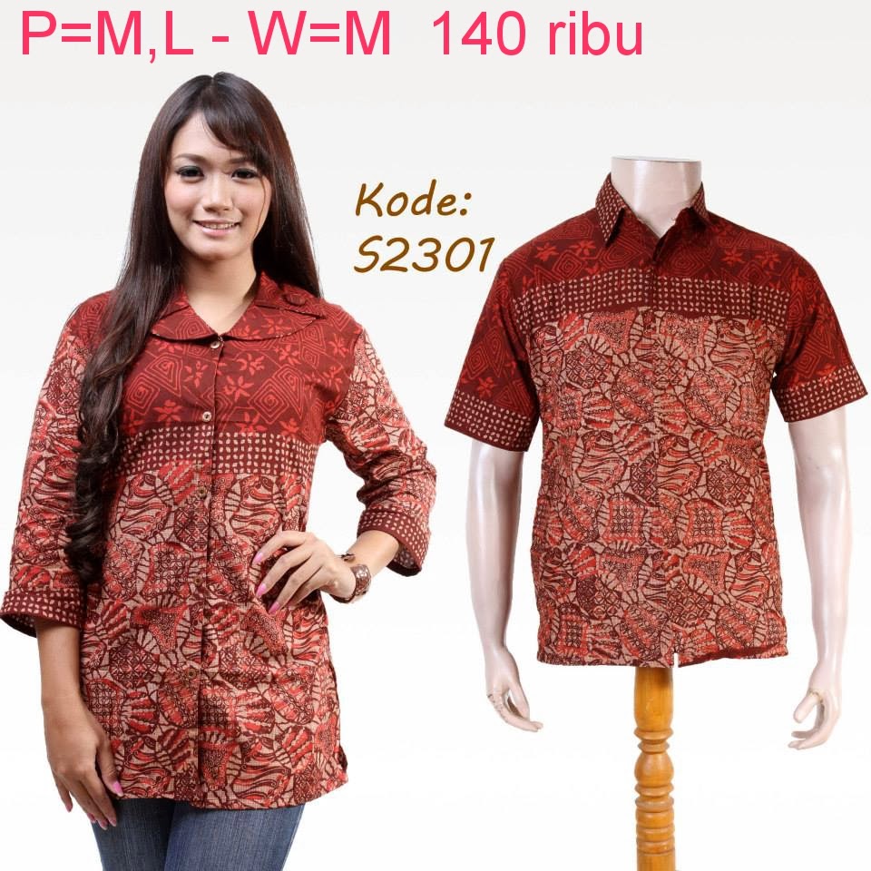 Baju Couple Batik Modern Model Terbaru Model Baju Batik