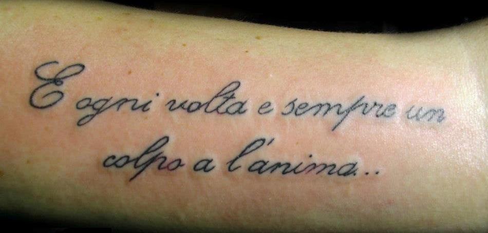 tattoo frasi d'amore in italiano - frasi belle per un tatoo deve racchiudere un significato grande 